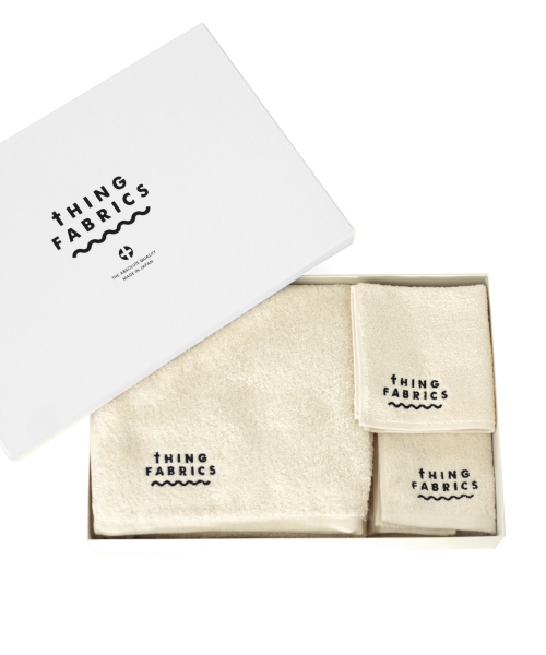 tHING FABRICS/シングファブリックス　ORGANIC T100 towel Gift box 【MAPSの定番】