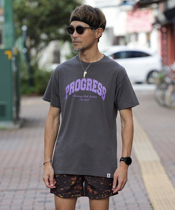 プログレスランニングクラブ/Progress Running Club 　RUNS THE WORLD TECH S/S T（全２色）