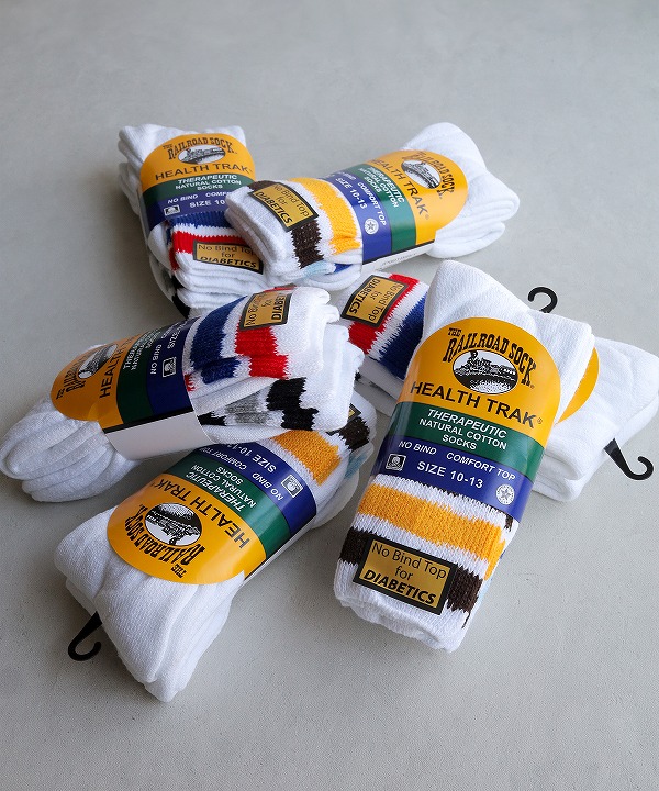 レイルロードソック/RAILROAD SOCK   THERAPEUTIC STRIPE 2P（全2色）