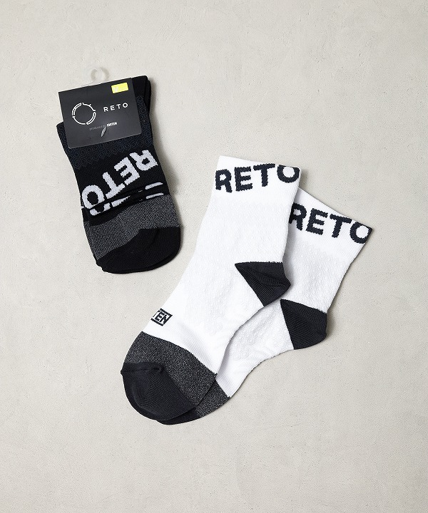 レト/RETO  RUNNING SOCKS BIG LOGO（全2色）