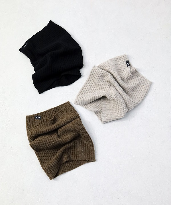 リネン/RINEN　2/24ウールホールガーメント　ネックウォーマー（全3色）