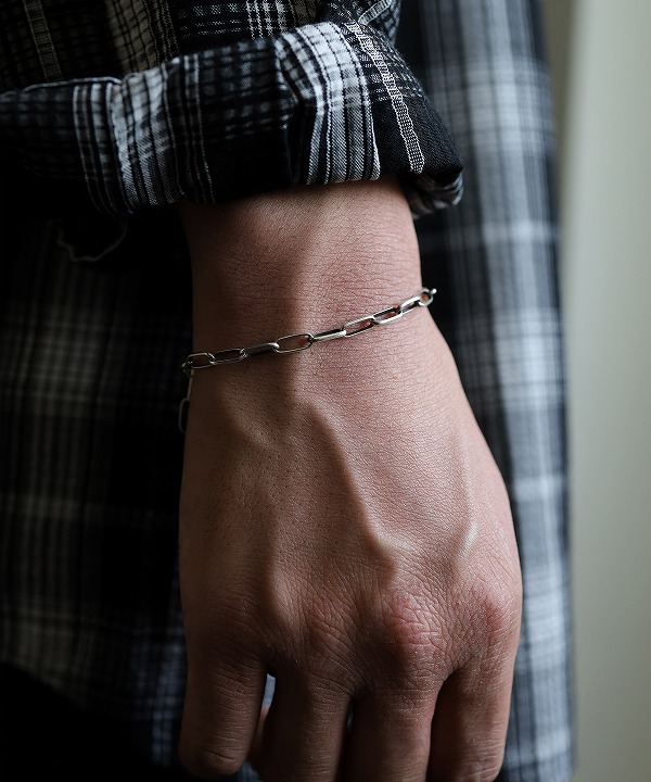 ロゼッタプレア/ROSETTA PRAYER　10mm NAVAJO SILVER CHAIN BRACELET