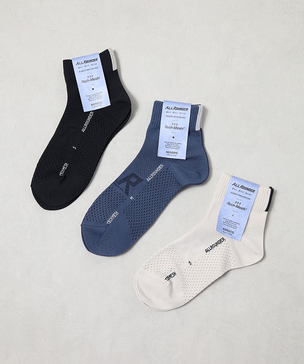 ロトト/ROTOTO　ALLROUNDER  TECH-MESH  ”ANKLE”（全3色）