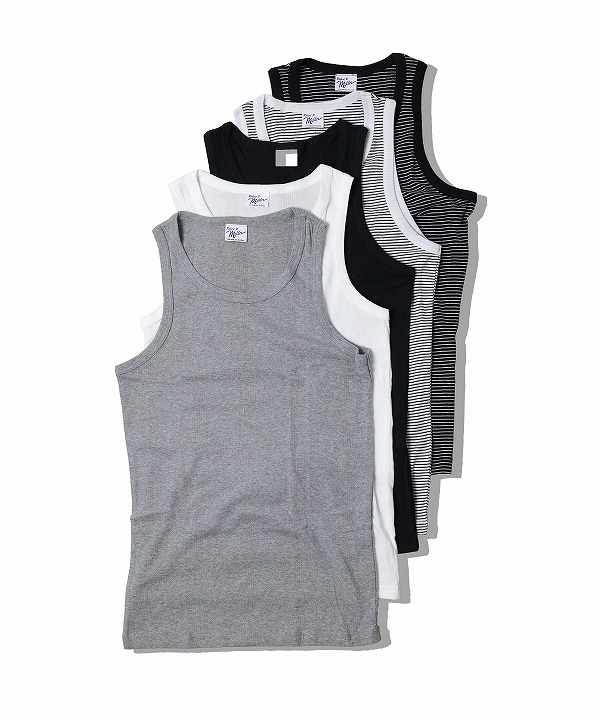 ロバートピーミラー/Robert P. Miller　パネルリブタンクトップ（全5色）