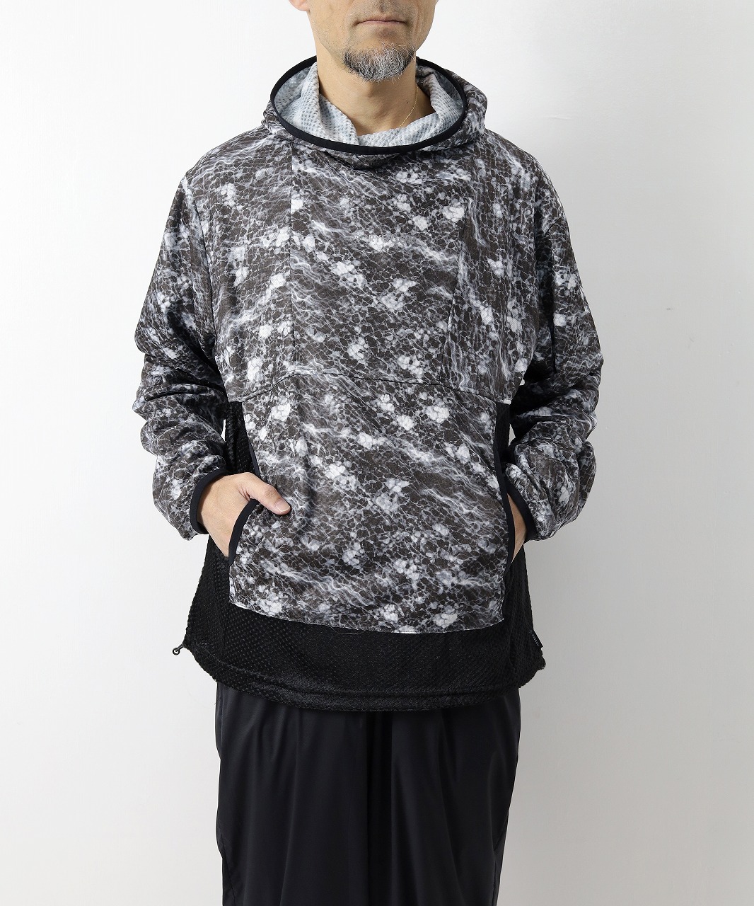 リョウゲン/RYOGEN   Octa UTILITY HOODIE / MARBLE