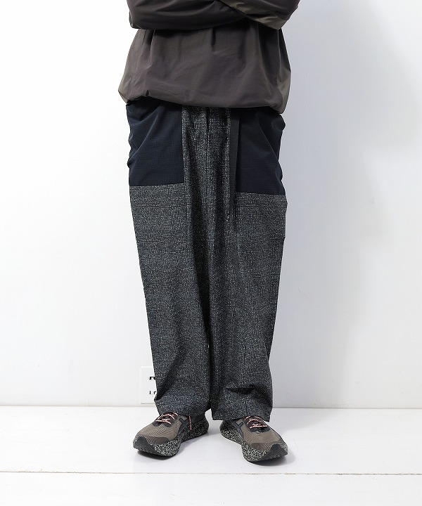 リョウゲン/RYOGEN   NOSTALGIC BIG POCKET PANTS - GLEN.GRAY
