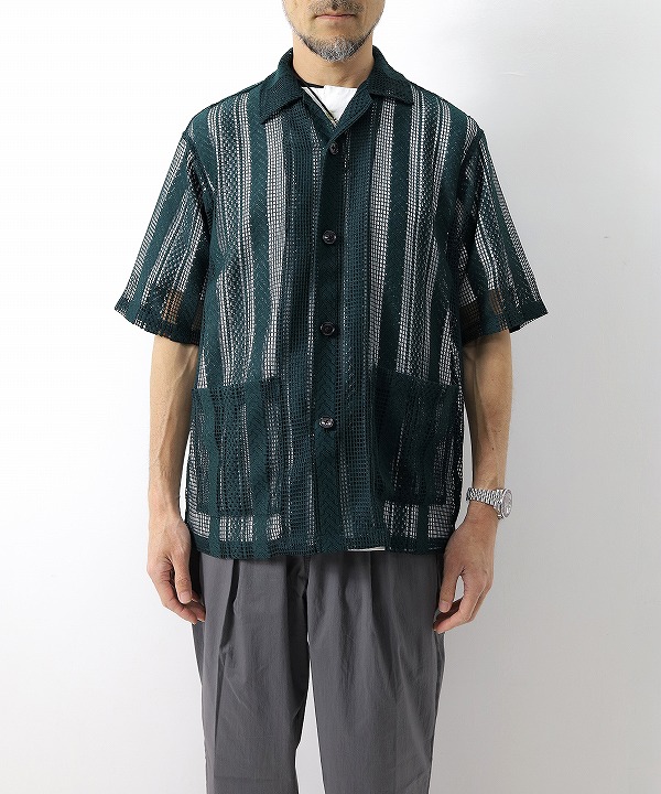 サウス２ ウエスト８/South2 West8　Cabana Shirt - Poly Lace (全２色)