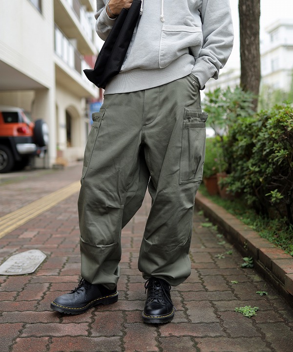 ササフラス/Sassafras　Overgrown Pants - Military Satin