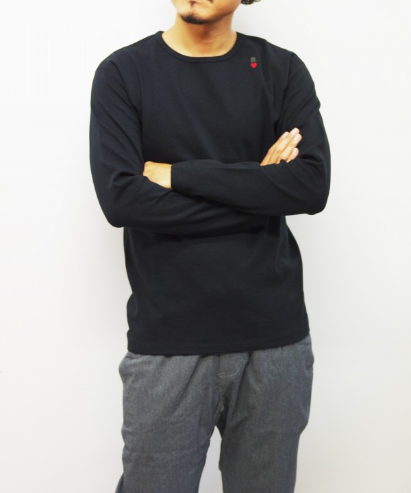 Bohemians/ボヘミアンズ　SPAN RIB CREW NECK LS TEE (全6色) 【MAPSの定番】