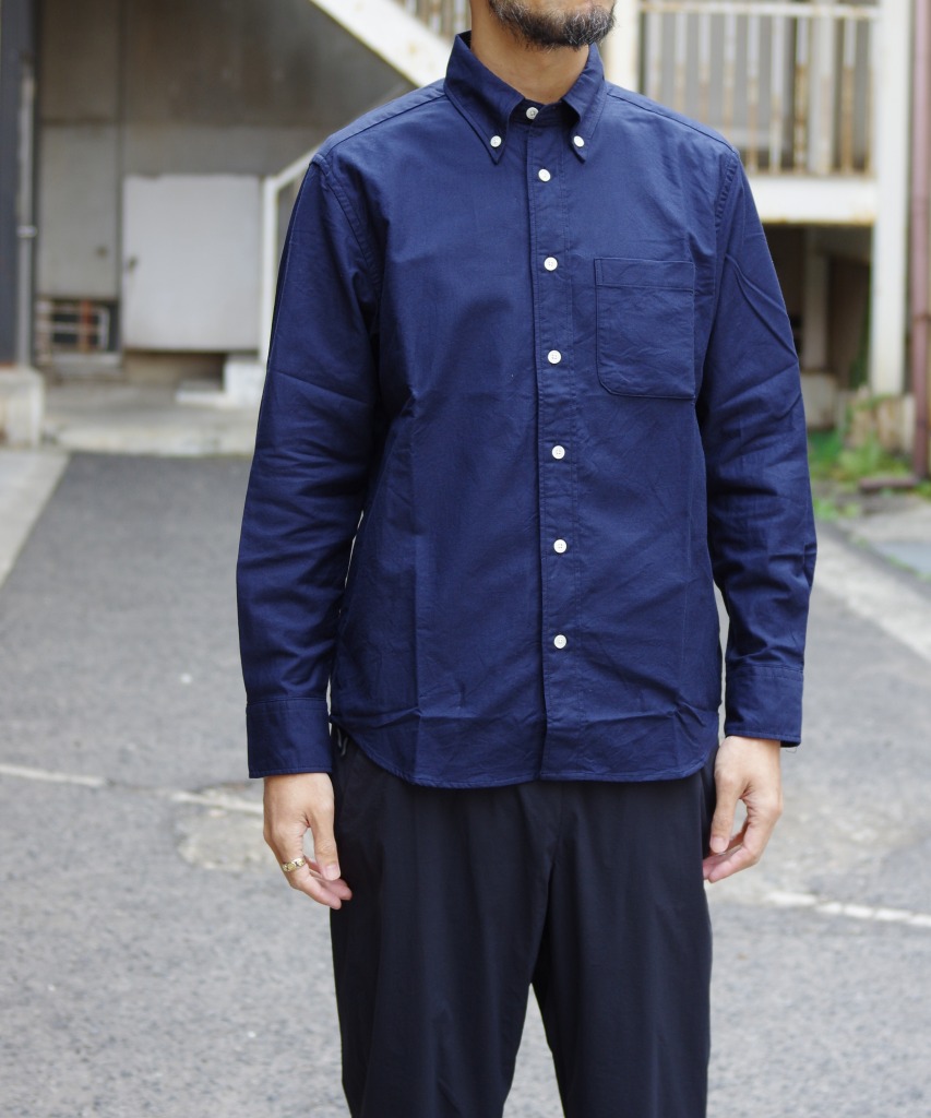 Manual Alphabet/マニュアルアルファベット　SUPIMA OX BD SHT/Bulging Fit - DK. NAVY 【MAPSの定番】