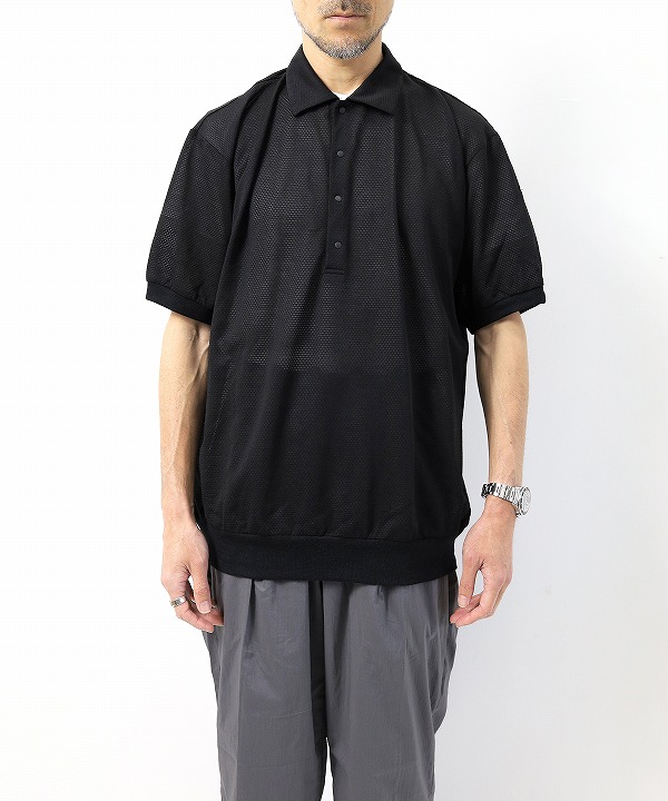 シンクウール/THINKWOOL   MESH POLO SHIRTS SS