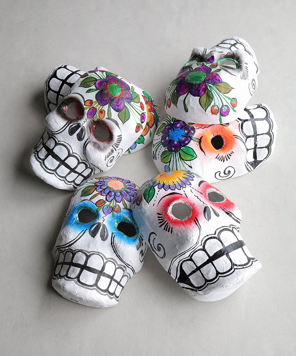 タイムウィルテルワークス/TIME WILL TELL WORKS   DAY OF THE DEAD SKULL MASK（全6種）