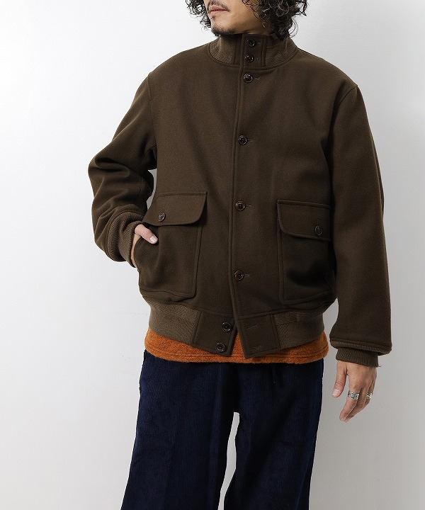 ア ボンタージ/A VONTADE　Melton Driving Jacket