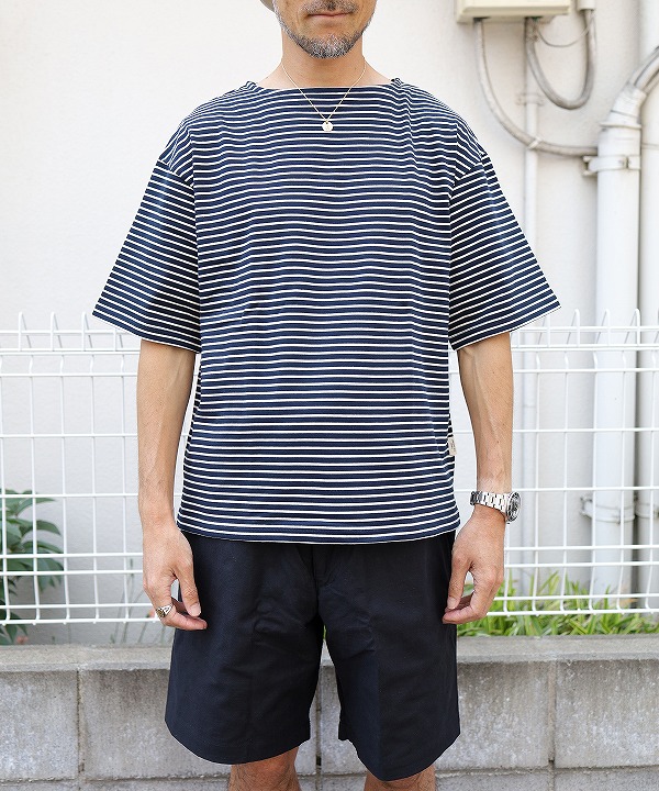 ヤーモザユニフォーム/YARMO ’’THE UNIFORM’’   S/SLV BORDER TEE_Border Cotton Jersey（全2色）