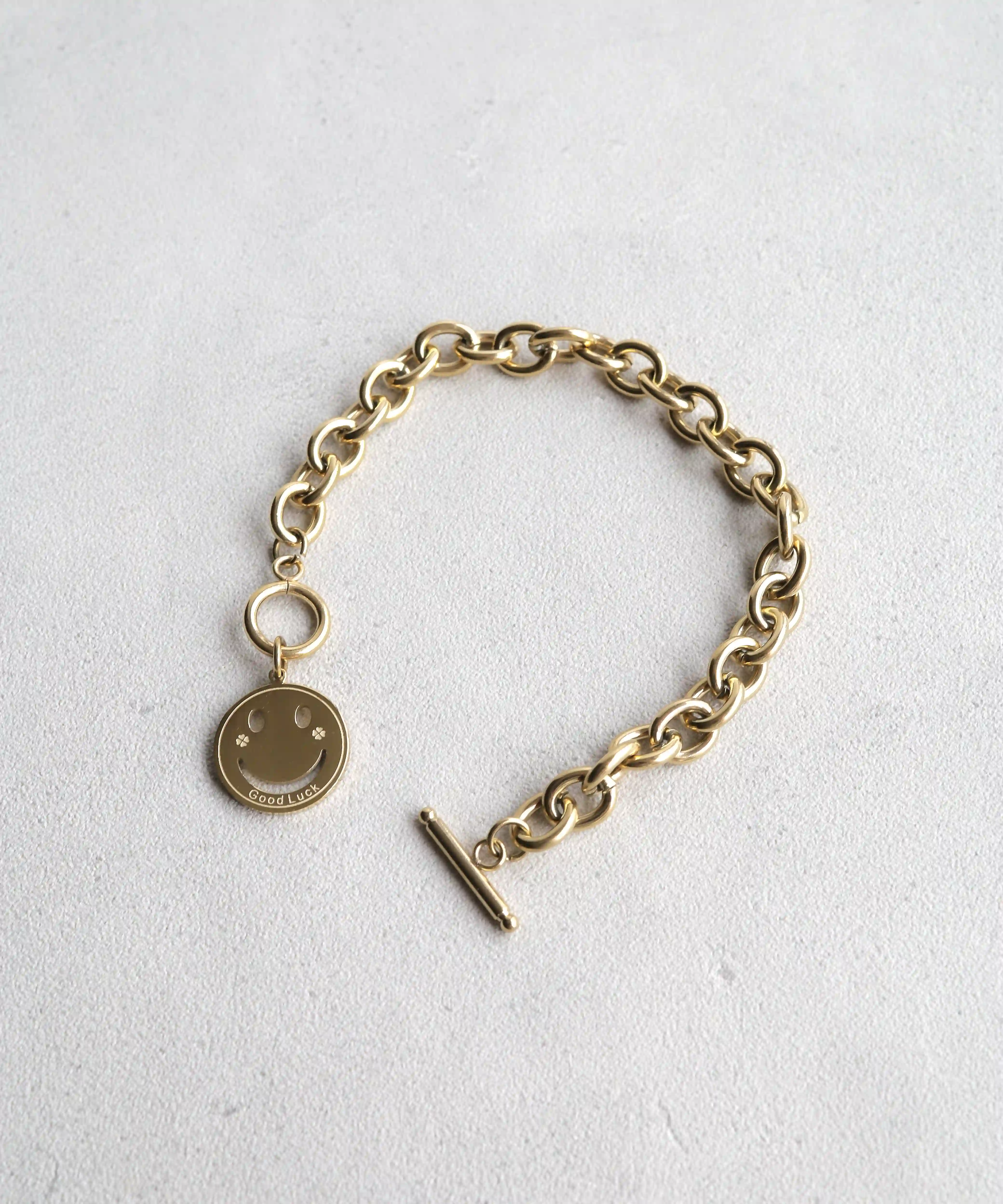 ブリスンセル/bLicensceLL    Smiley bracelet - A