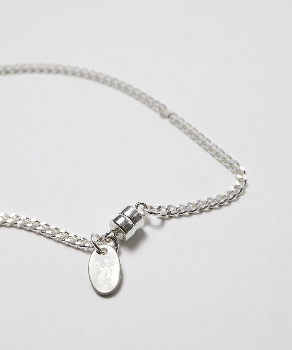 エスペラント/esperanto　Silver 925 Flat Link Chain Bracelet