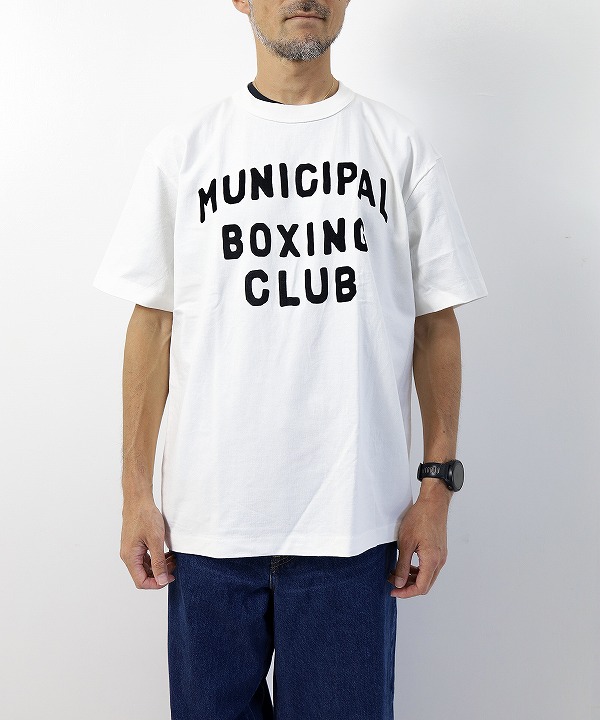 エージースポルディングアンンドブロス/A.G.SPALDING＆BROS      ARCHIVE GRAPHIC TEE  "MUNICIPAL BOXING CLUB"（全2色）