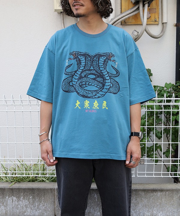 アールディーズ/ALDIES   Two Snakes Big T（全2色）