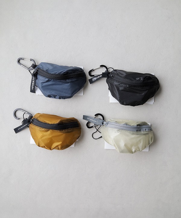 アンドワンダー/and wander　sil mini pouch（全4色）