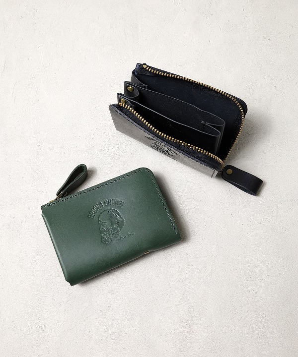 ブラウンブラウン/Brown Brown　エルミニウォレット (全2色)