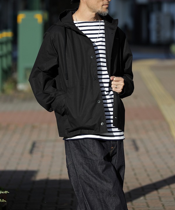 ブレナ/BRENA     Hood Coach Jacket - High Count Vintage Ox