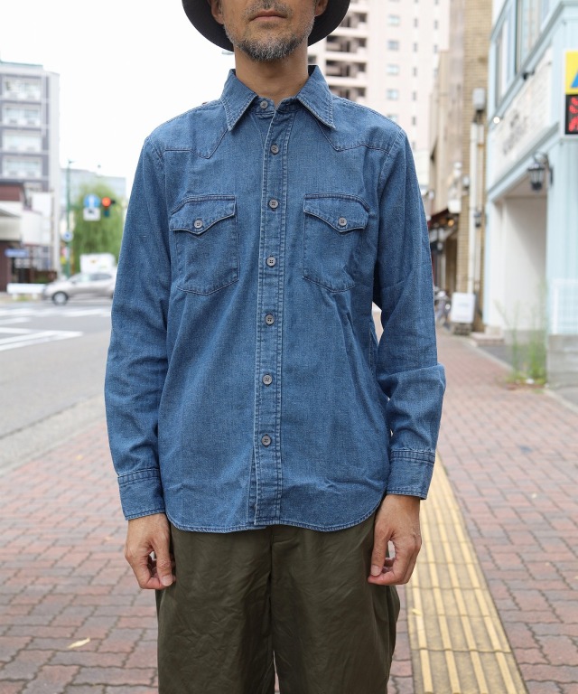 ボヘミアンズ/Bohemians   DENIM WESTERN SHIRTS（全2色）