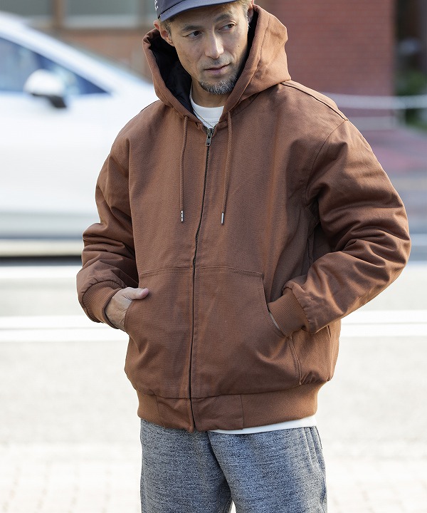 コーナーストーン/CornerStone   Duck Cloth Hooded Woork Jacket（全2色）