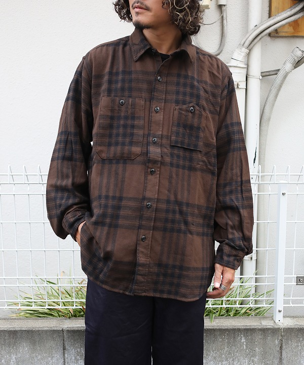 エンジニアド ガーメンツ/Engineered Garments　  Work Shirt - Cotton Flannel Plaid