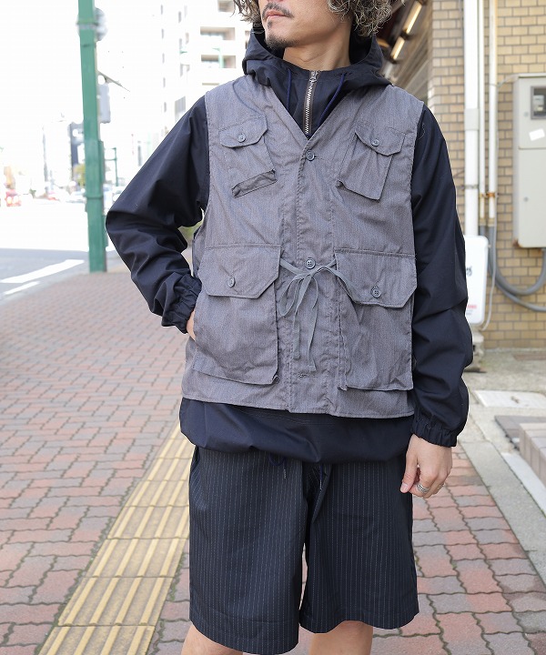 エンジニアド ガーメンツ/Engineered Garments  C-1 Vest - Feather PC Twill（全2色）【価格はお問い合わせください】