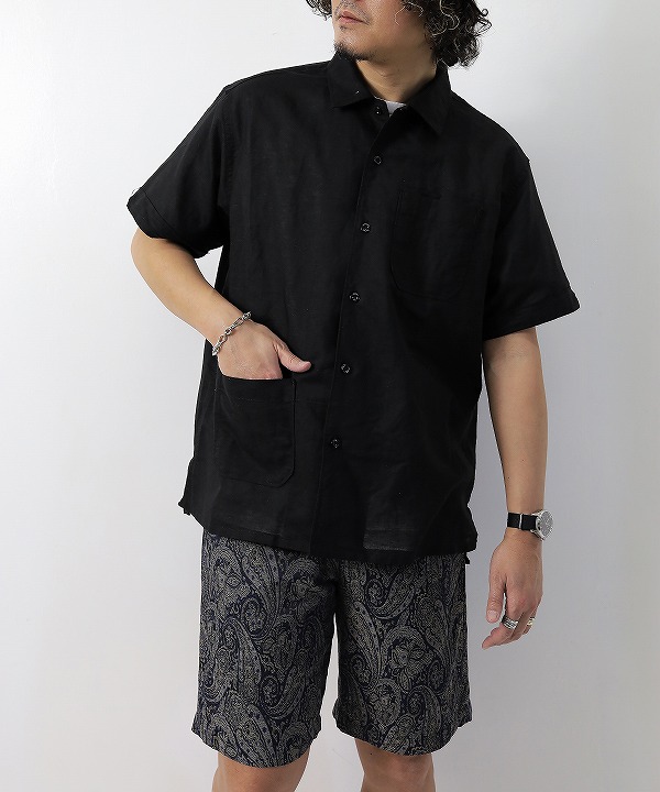 エンジニアド ガーメンツ/Engineered Garments    Camp Shirt -  Handkerchief Linen
