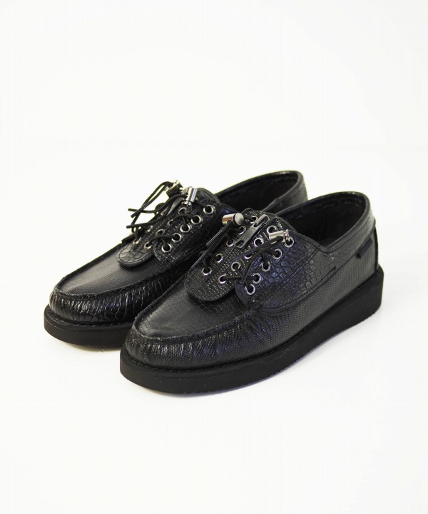 Engineered Garments x Sebago/エンジニアド ガーメンツ x セバゴ　Zipperdeck Crocodile