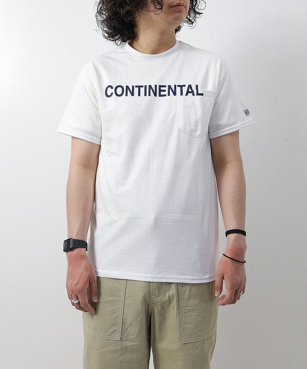 エンジニアド ガーメンツ ワーカデイ/Engineered Garments Workaday    Printed S/S Tee - Continetal（全３色）