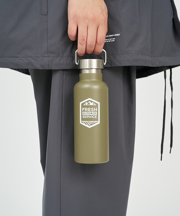 フレッシュサービス /FreshService   "FRESH OUTDOOR SERVICE" METAL HANDLE THERMO BOTTLE（全2色）