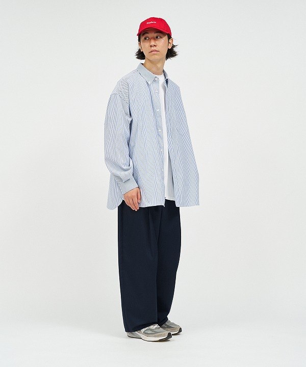 フレッシュサービス/FreshService   HRAFTex® L/S STRIPE SHIRT（全2色）