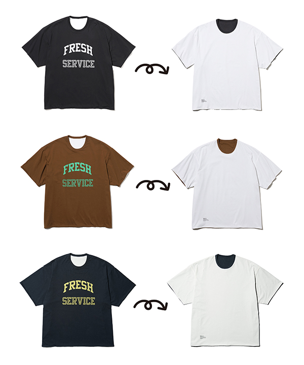 フレッシュサービス/FreshService　REVERSIBLE S/S TEE （全3色）