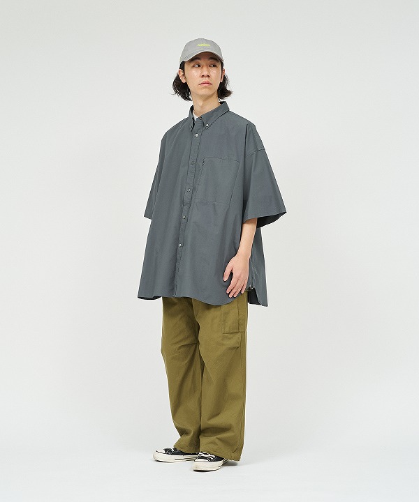 フレッシュサービス/FreshService　SOLOTEX®TYPEWRITER UTILITY S/S B.D SHIRT (全4色)
