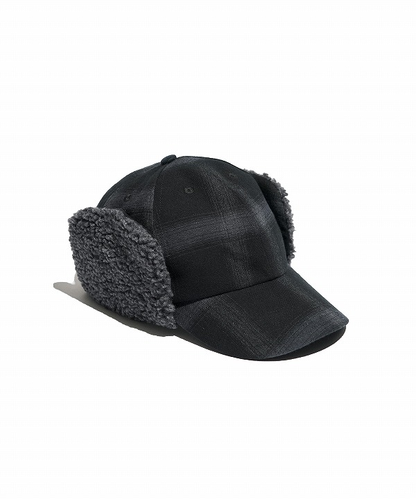 フレッシュサービス/FreshService　FLANNEL CHECK TRAPPER CAP