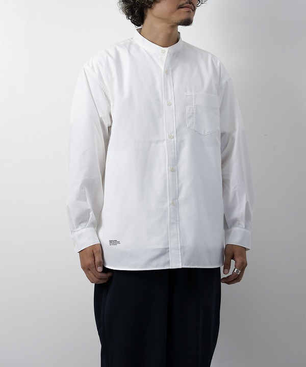 フレッシュサービス/FreshService　"FRESH DRINK SERVICE" SERVICE WORK BAND COLLAR SHIRT（全3色）