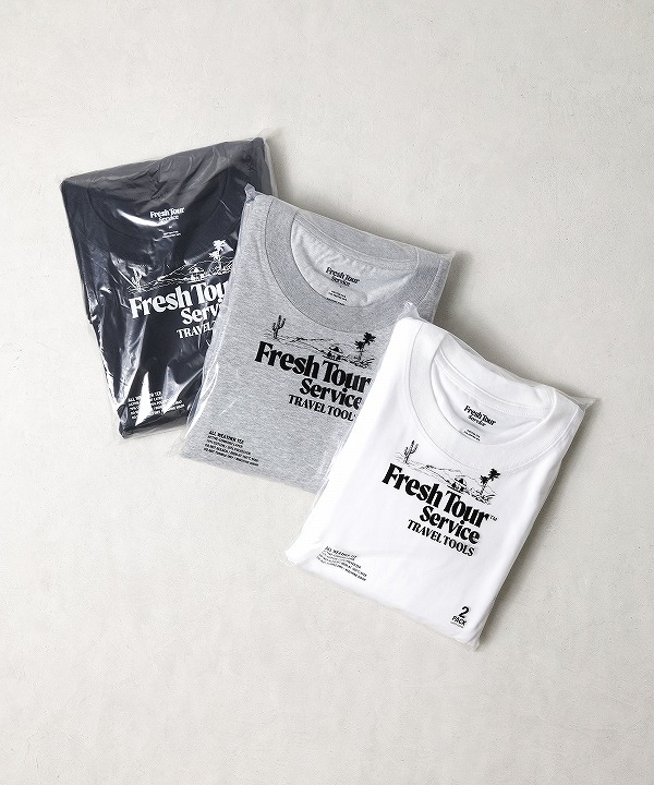 フレッシュサービス/FreshSevice　Fresh Tour Service 2-PACK ALL WEATHER  TEE（全3色）