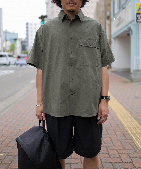 ハブオフデューティ/HAVEOFFDUTY   COMFORTABLE EASY HALF SLEEVE SHIRTS（全2色）