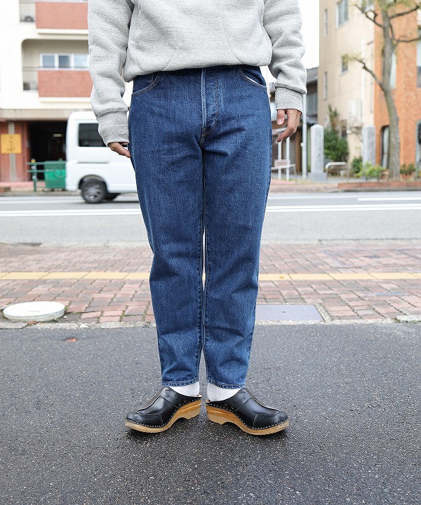 ハツキ/HATSKI　Loose Tapered Denim - Used Blue