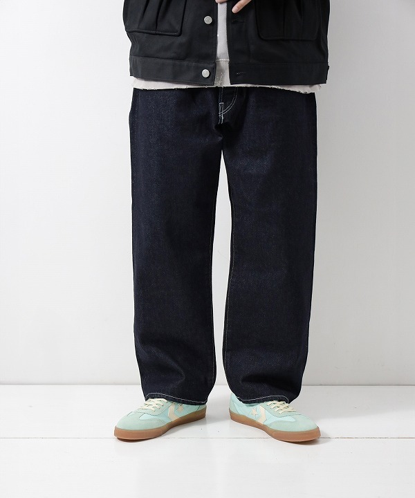 ハツキ/HATSKI　Wide Tapered Denim - One wash/ 10th anniversary model