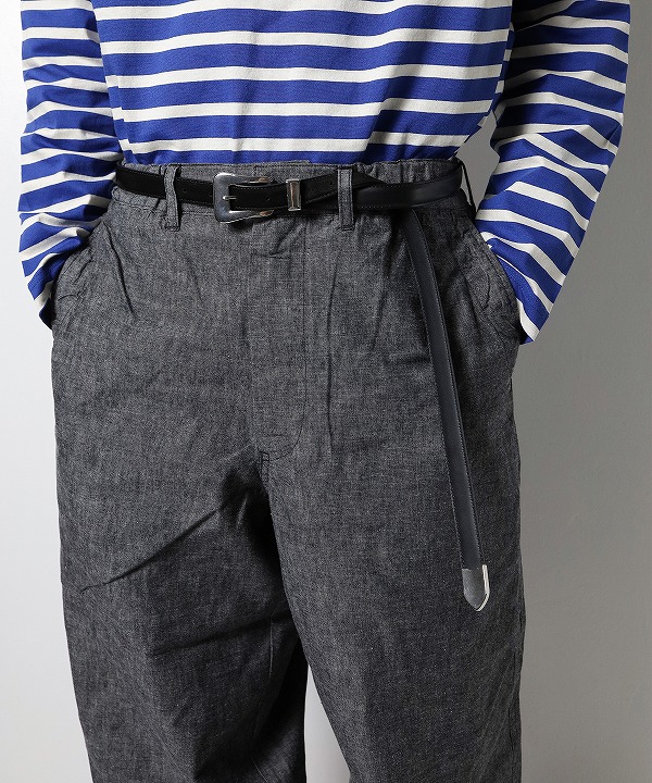 イッチ/ITTI  Metal by The Letters SLIM WESTERN BELT / STNB