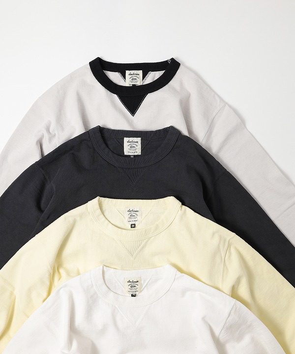 ジャックマン/Jackman　Dotsume Rib LS T-shirt（全4色）