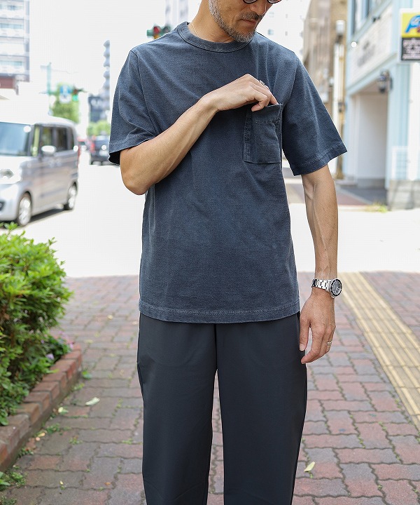 ジャックマン/Jackman　Pigment-Dye Pocket T-shirt（全2色）