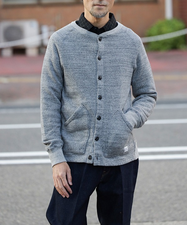 ケパニ/Kepani   ラフィー裏起毛　ALBANY CREW CARDIGAN（全2色）
