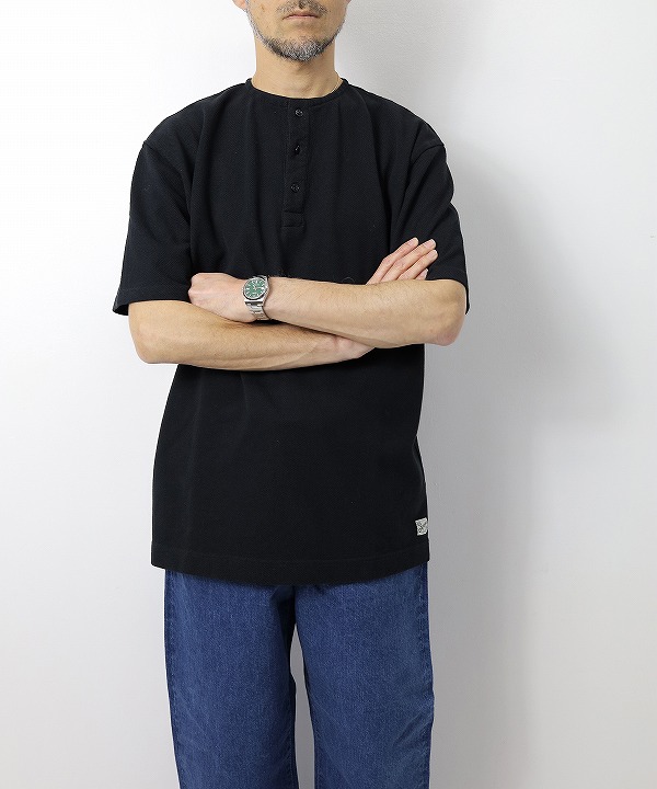 ケパニ/Kepani   PIQUE Henry Neck T（全2色）