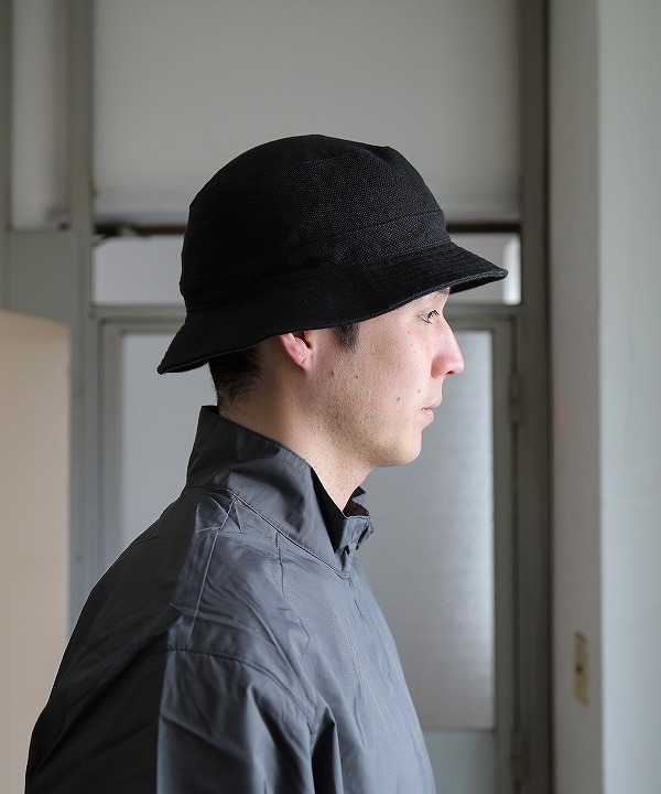 マチュアーハ ミル/MATURE HA._MIL　bucket hat / linen canvas washed