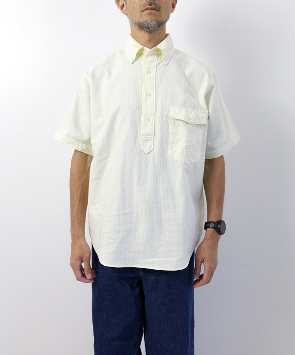 マニュアルアルファベット/Manual Alphabet  OXFORD PULL OVER S/S BD SHT