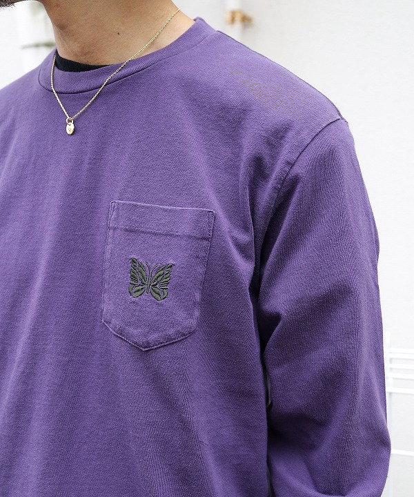 ニードルズ/Needles 　L/S Pocket Tee - Cotton Jersey（全3色）